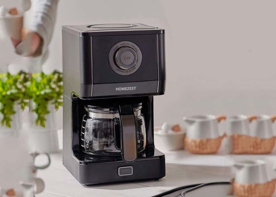 quality CM1003AE Design classique avec filtre de sélecteur d'arôme cafetière 650ml avec traitement de surface en bois factory